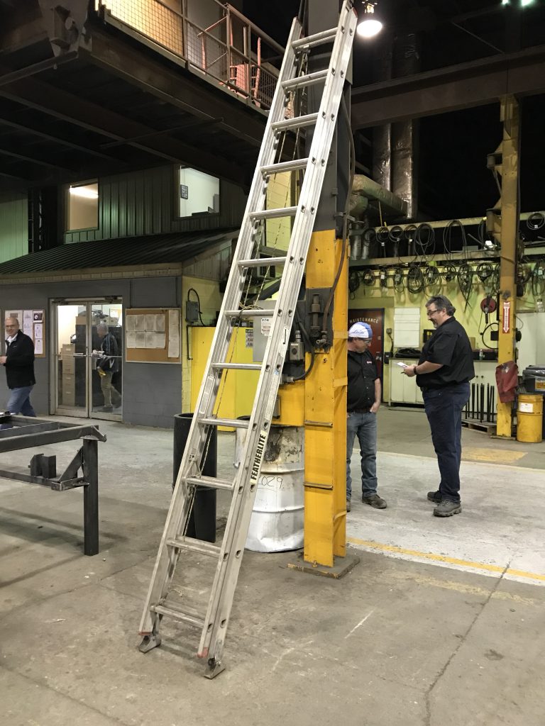 Ladder safety at work BWS Manufacturing